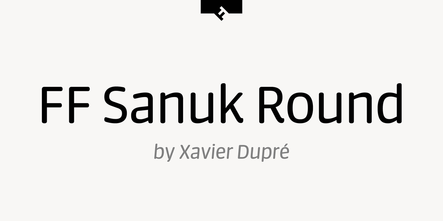 Przykładowa czcionka FF Sanuk Round #1